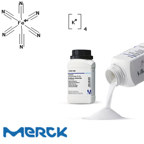 Potassium Hexacyanoferrate 2 Trihydrate Extra Pure Merck