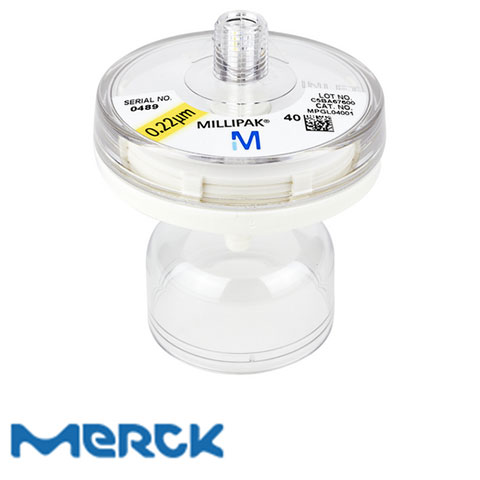 Millipak 40 Filter 0.22 µm Membrane Filter Merck