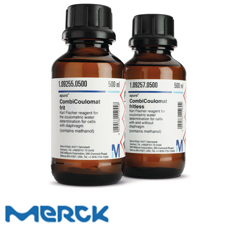 Combicoulamat Fritless Karl Fischer Reagent For The Coulometric Merck